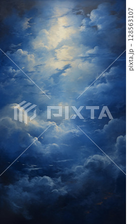 Beautiful sky and clouds 128563107