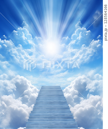 Stairway to the sky, to heaven 128564166
