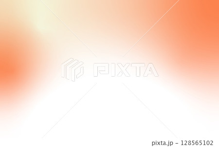 パステルのオレンジと黄色の抽象的なグラデーション背景 128565102