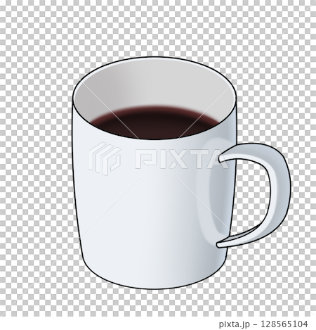 白咖啡杯 128565104