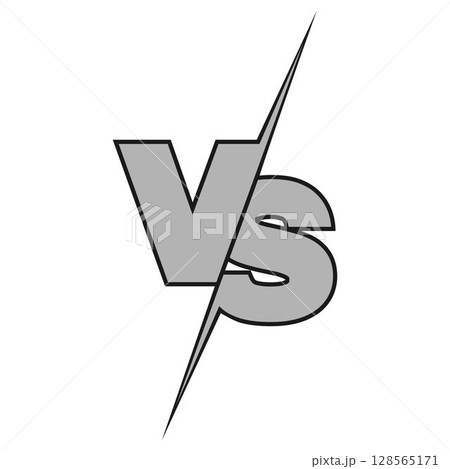 VS Letters for Sports and Fighting 128565171