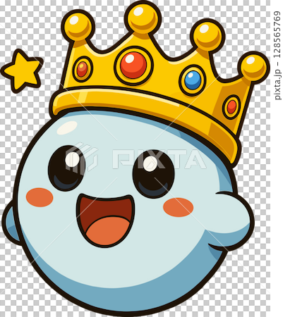 戴著王冠的鬼魂插圖 128565769