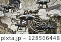 Future Drone War Robotic Infiltration Surveillance Mission 128566448