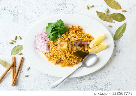 チキンビリヤニ チキンビリヤニ 128567775