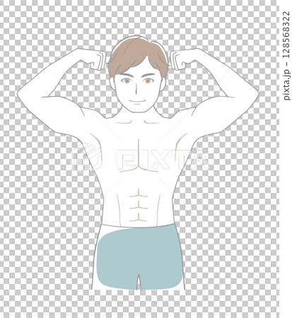 Male muscle Male muscle 128568322