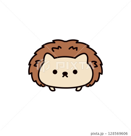 ハリネズミのイラスト 128569606