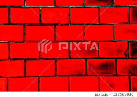 background texture of old cracked ceramic tiles, background in pastel colors. Changed color scheme. background texture of old cracked ceramic tiles, background in pastel colors. Changed color scheme. 128569936
