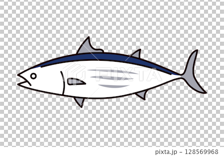 カツオのイラスト 128569968