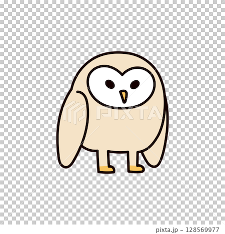 貓頭鷹的插圖 128569977