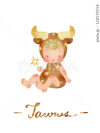 おうし座の手描きイラスト 128570554