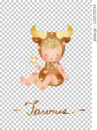おうし座の手描きイラスト 128570554