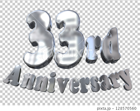 3DCG text "33rd Anniversary/33rd Anniversary Mark Sparkle" 3DCG text "33rd Anniversary/33rd Anniversary Mark Sparkle" 128570560