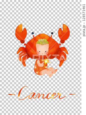 癌症的手繪插圖 128571461