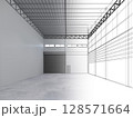 3d rendering of interior warehouse 128571664