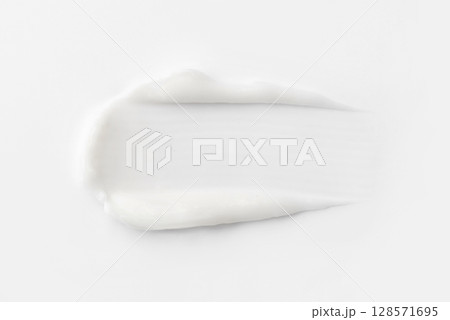 A smear of cosmetic cream A smear of cosmetic cream 128571695