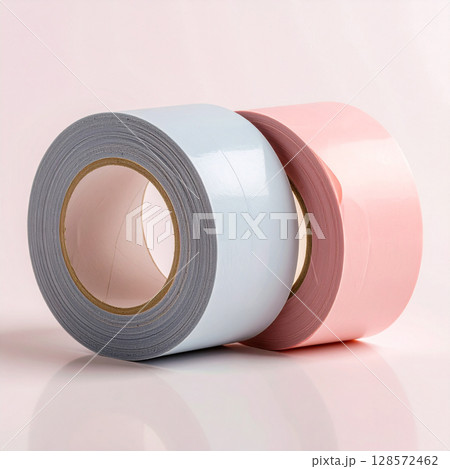 tape, adhesive, stationery, clear tape, double-sided tape, masking tape, packaging tape, colored tape, stickiness, tape cutter, roll type 128572462