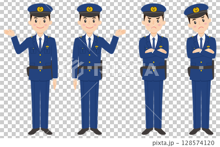 警察官全身その2 128574120
