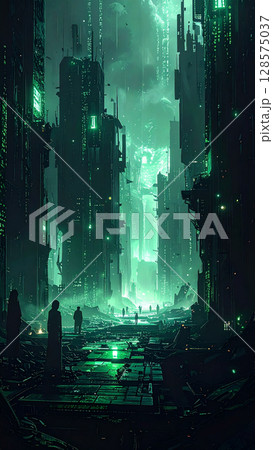 仮想空間イメージ（AI生成画像） 128575037