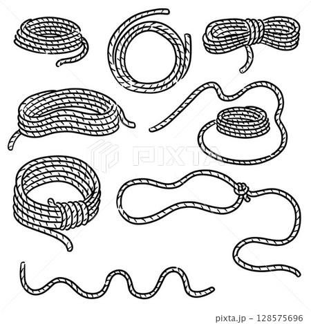 vector set of rope 128575696