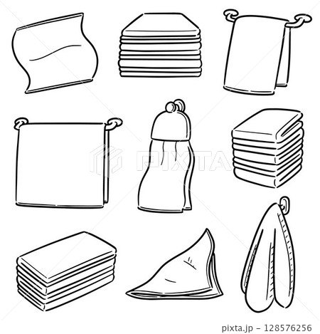vector set of hand towel vector set of hand towel 128576256