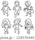 vector of people walking on tiptoe 128576440