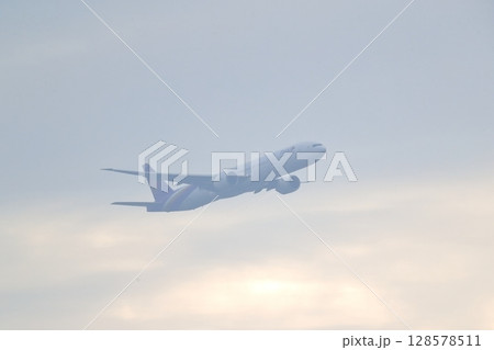 雨雲と旅客機 イメージ 雨雲と旅客機 イメージ 128578511