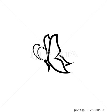 Beauty Butterfly icon design 128580564