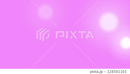 Image of glowing spots of lights over pink background Image of glowing spots of lights over pink background 128581101