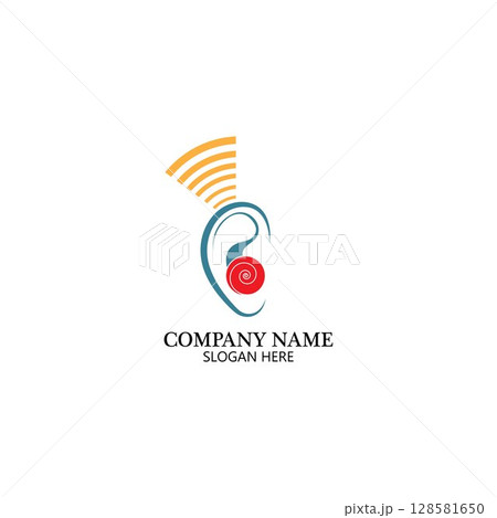 Hearing Logo Template Hearing Logo Template 128581650