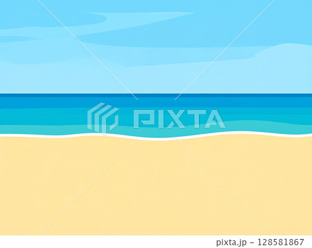 海　ビーチ 128581867