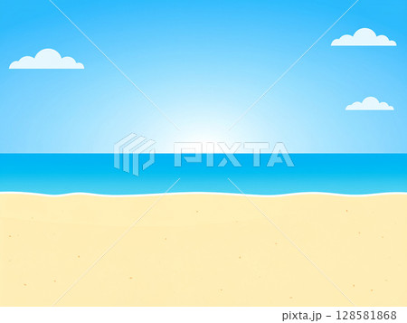 海　ビーチ 128581868