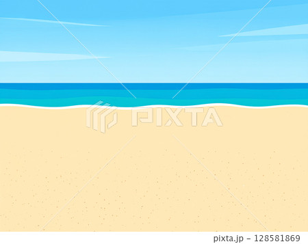 海　ビーチ 128581869