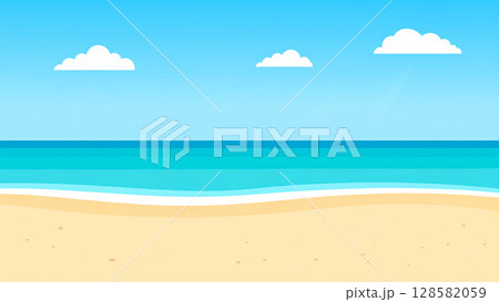 海　ビーチ 128582059