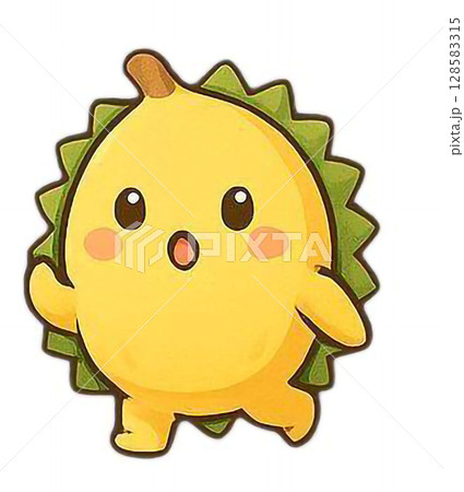 Durian, Thai durian and garden durian, thorn durian, yellow durian, ripe durian, Thai fruit3 128583315