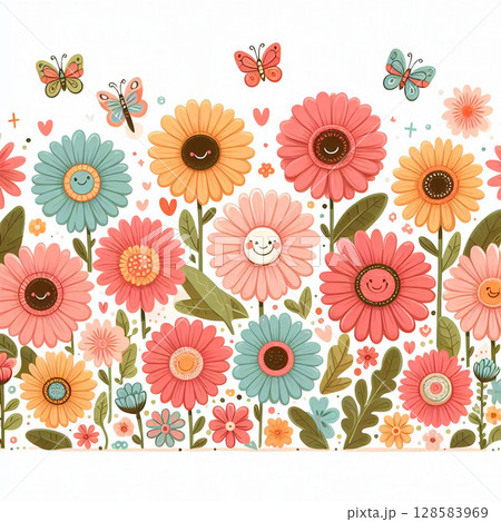 ふんわりピンクのひととき 128583969