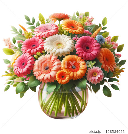 小さな幸せを届ける花 128584023