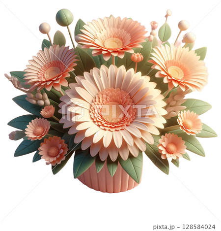 ふわっと咲いた癒しの花 ふわっと咲いた癒しの花 128584024