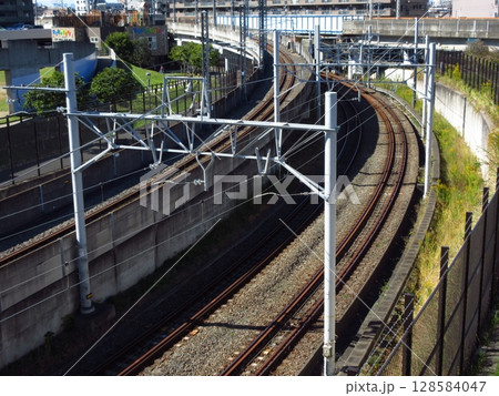 深川検車区行徳分室につながる線路 深川検車区行徳分室につながる線路 128584047