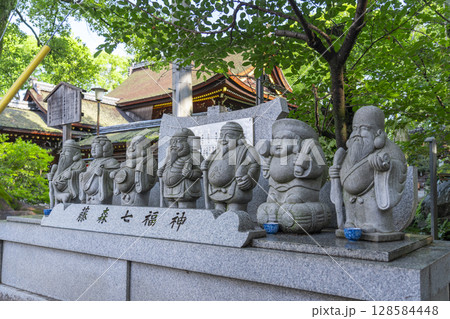 夏の京都　藤森神社　藤森七福神 128584448