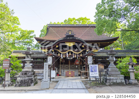夏の京都 藤森神社 本殿 夏の京都 藤森神社 本殿 128584450