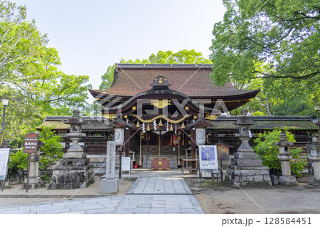 夏の京都　藤森神社　本殿 128584451