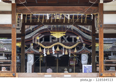 夏の京都　藤森神社　本殿 128584513