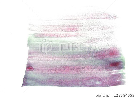 ピンクの水彩テクスチャ 128584655