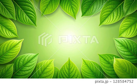 《AI画像》新緑イメージの背景素材 《AI画像》新緑イメージの背景素材 128584752