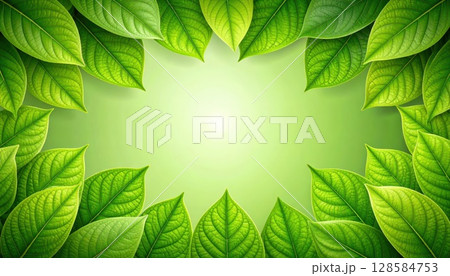 《AI画像》新緑イメージの背景素材 《AI画像》新緑イメージの背景素材 128584753