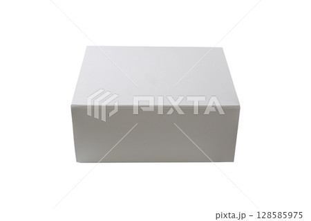 Mockup white box isolated on white background 128585975