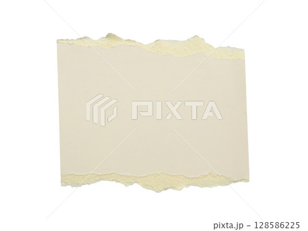 piece of white paper tear isolated on white background piece of white paper tear isolated on white background 128586225
