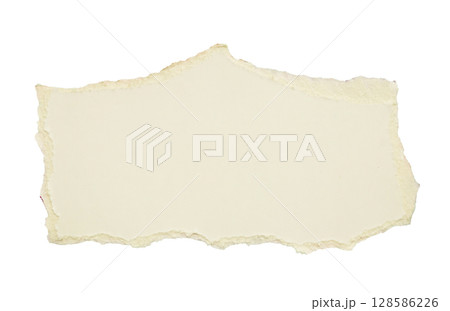piece of white paper tear isolated on white background piece of white paper tear isolated on white background 128586226