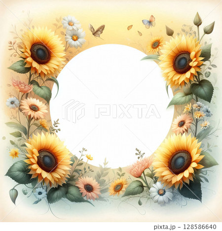 涼しげな夏の背景素材 涼しげな夏の背景素材 128586640