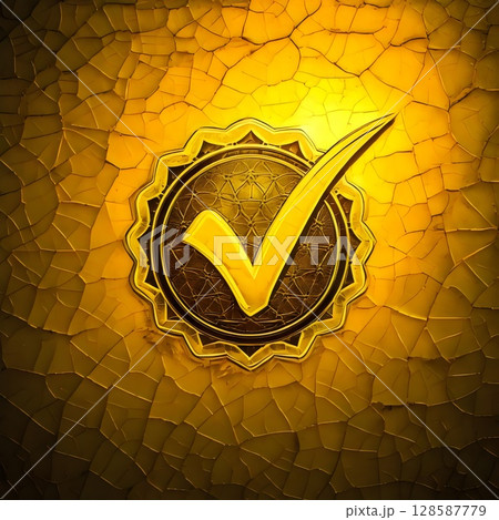 modern geometric pattern with frame on the wall modern geometric pattern with frame on the wall 128587779